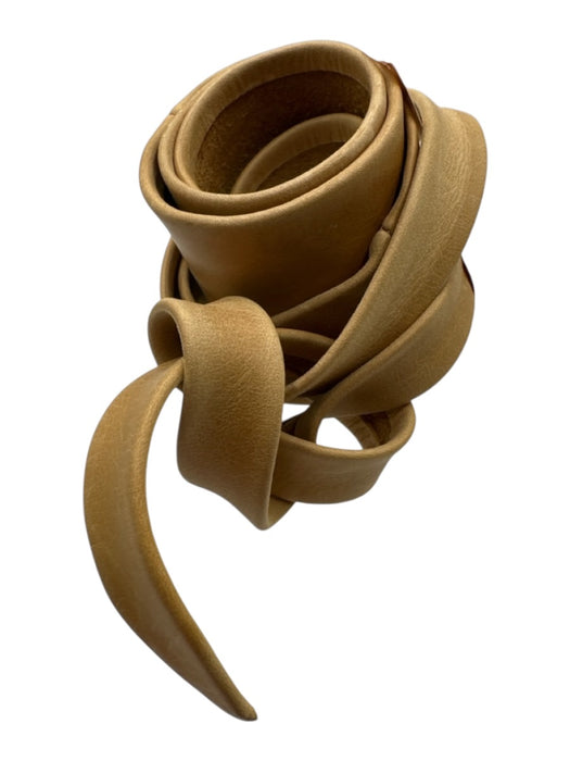 Ada Collection Light Tan Leather Wrap Waist Belt Belts Light Tan / One Size