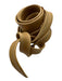 Ada Collection Light Tan Leather Wrap Waist Belt Belts Light Tan / One Size