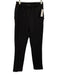 Bleusalt Size 1 Black Modal Blend Elastic Waist Pintuck Straight Leg Pants Black / 1