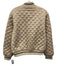 Sanctuary Size Small Beige & Black Polyester Long Sleeve Quilted Striped Jacket Beige & Black / Small