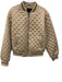 Sanctuary Size Small Beige & Black Polyester Long Sleeve Quilted Striped Jacket Beige & Black / Small