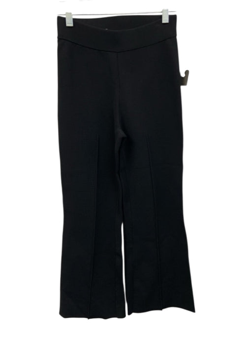 Apiece Apart Size XS Black Viscose Blend Elastic Waist Pintuck Kick Flare Pants Black / XS
