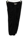 M.M. Lafleur Size Small Black Viscose Blend Elastic Waist Twist Knot Midi Skirt Black / Small