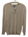 J Crew Size Small Light Pink Cashmere Long Sleeve V Neck Knit Ribbed Sweater Light Pink / Small