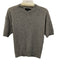 Theory Size Small Gray Cashmere Short Sleeve Knit Ribbed Sweater Gray / Small
