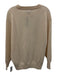 J Crew Size Small Light Beige Cashmere Long Sleeve Knit Ribbed Sweater Light Beige / Small