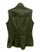 Barbour Size 8 Dark Green Polyamide Snap Button Quilted Double Zipper Vest Dark Green / 8