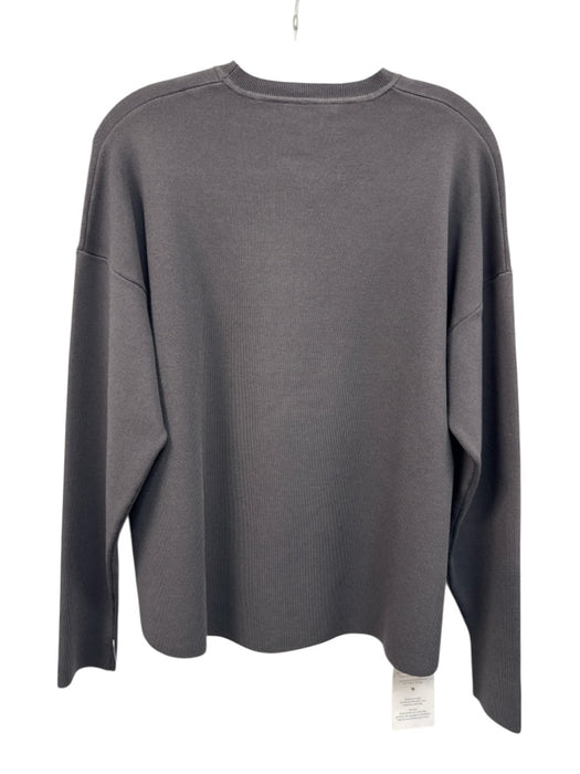 M.M. Lafleur Size XS/S Dark Gray Viscose Long Sleeve Knit Fold Over Skirt Set Dark Gray / XS/S