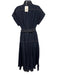 Zimmermann Size 2 Dark Wash Cotton Denim Short Sleeve Cargo Snap button Dress Dark Wash / 2