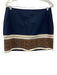 Tuckernuck Size M/L Navy, White, Brown Cotton Long Wide Sleeve eyelet Skirt Set Navy, White, Brown / M/L