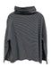 Emerson Fry Size Medium Navy & white Cotton Long Sleeve Striped Funnel Neck Top Navy & white / Medium