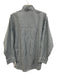 AYR Size Small Gray & White Cotton Long Sleeve Striped Button Front Top Gray & White / Small