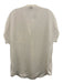 Vince Size Small Cream White Silk Short Sleeve Button Front Sheer Top Cream White / Small