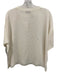 Vince Size Small White Silk Short Sleeve Sheer Ribbed Mixed Fabric Top White / Small