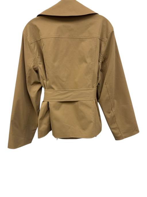 Reformation Size Small Khaki Polyester Long Sleeve Double Breast Lapel Jacket Khaki / Small