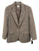 Tuckernuck Size Small Brown Polyester Blend Long Sleeve Chevron Stripe Jacket Brown / Small