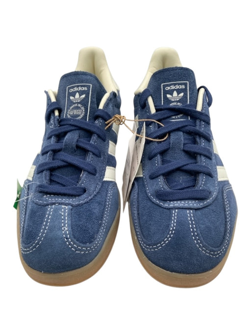 Adidas Shoe Size 7 Navy Blue & White Suede Stripe Low Top Sneakers Navy Blue & White / 7