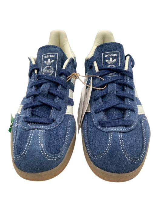 Adidas Shoe Size 7 Navy Blue & White Suede Stripe Low Top Sneakers Navy Blue & White / 7