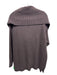 Brochu Walker Size S Chocolate Brown Wool Blend Attached Scarf Cowl Neck Sweater Chocolate Brown / S