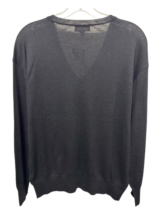 J Crew Size S Black Cashmere V Neck Long Sleeve Sweater Black / S