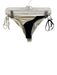 L Space Size S White & Black Nylon Blend Bikini Bottoms Color Block Swimsuit White & Black / S