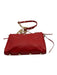 Rebecca Minkoff Red Leather Gold hardware Hook Zip Close Bag Red / as is