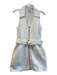 Show Me Your Mumu Size M White Cotton Denim Zip Up Collar Buckle Dress White / M