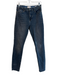 Frame Size 30 Medium & Dark Wash Cotton Blend 4 Pocket Zip Fly Raw Hem Jeans Medium & Dark Wash / 30