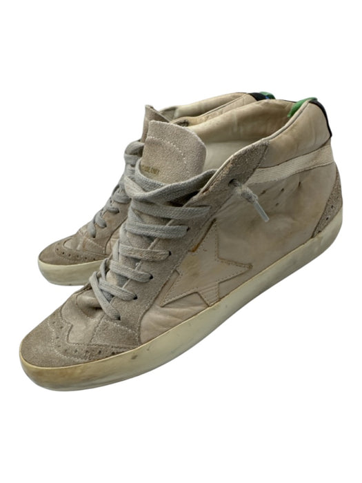 Golden Goose Shoe Size 36 Gray, Blue, Green Leather Upper Round Toe Sneakers Gray, Blue, Green / 36