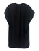 Vince Size XS Black Polyester Split V neckline Sleeveless Mini Dress Black / XS
