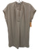 Vince Size XS Pink Beige Polyester Cap Sleeve pleat front Tunic Dress Pink Beige / XS