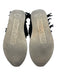 Esse Ut Esse Shoe Size 41 Black & Cream Leather Snake Detail Fringe Sneakers Black & Cream / 41