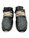 Esse Ut Esse Shoe Size 41 Black & Cream Leather Snake Detail Fringe Sneakers Black & Cream / 41