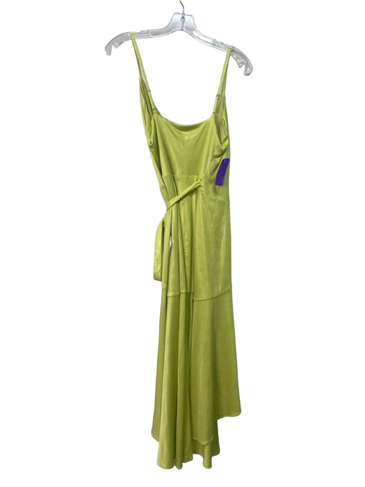 Dress the Population Size S Lime Green Polyester Blend Spaghetti Strap Dress Lime Green / S