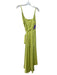 Dress the Population Size S Lime Green Polyester Blend Spaghetti Strap Dress Lime Green / S