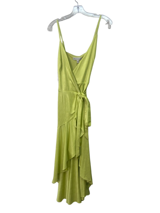 Dress the Population Size S Lime Green Polyester Blend Spaghetti Strap Dress Lime Green / S