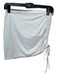 L Space Size S White Nylon Blend Mini Side Cinch Swim Skirt White / S