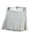 Frame Size 27 White Cotton Denim High Rise Side Zip Pleated Tennis Skirt White / 27