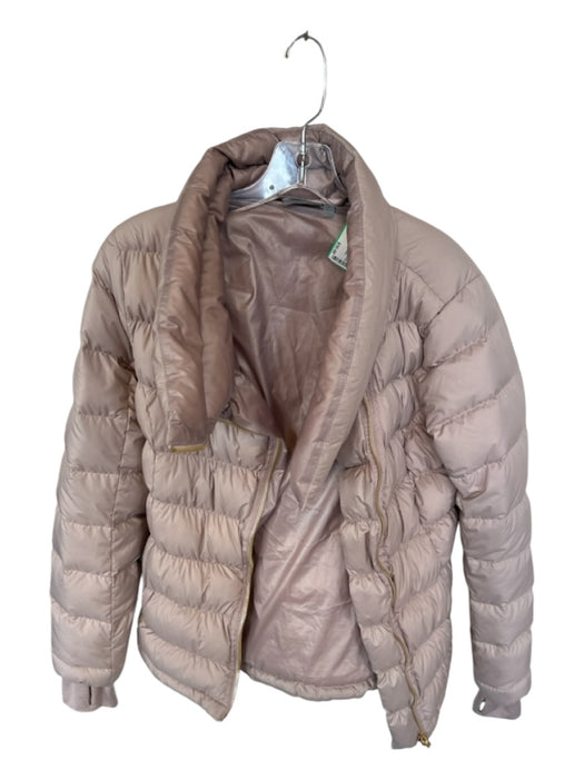 Athleta Size M Blush Polyester Goose Down Puffer Athletic Jacket Blush / M