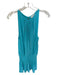 Ramy Brook Size M Aqua Polyester Sleeveless Elastic Waist Dress Aqua / M