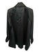 Andrea Jovine Size 8 Black Polyester Satin Long Blazer Black / 8