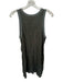 Nation Size M Olive Green Viscose Pockets High Neck Lining Detail Dress Olive Green / M