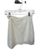 SABO Size S White Polyester Blend Geometric Lace Tie Mini Skirt White / S
