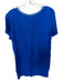 Nation Size M Royal Blue Viscose V Neck Cap Sleeve Lining Detail Mini Dress Royal Blue / M