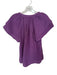 XiRENA Size M Purple Cap Sleeve V Neck Half Button Top Purple / M