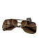 TOPFOXX Gold & Amber Aviator Sunglasses Gold & Amber