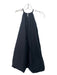 Babaton Size XS Black Cotton Sleeveless Keyhole Halter Dress Black / XS