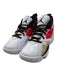 Air Jordan Shoe Size 7.5 White, Orange & Pink Leather Low Top lace up Sneakers White, Orange & Pink / 7.5