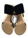 Tory Burch Shoe Size 9 Gold & Black Brocade Block Heel Platform Sandals Gold & Black / 9