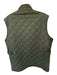 Peter Millar Size M Army Green Polyester Quilted Pockets Brown hem Men's Vest Army Green / M